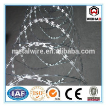 Weihao razor barbed blade concertina wire military use